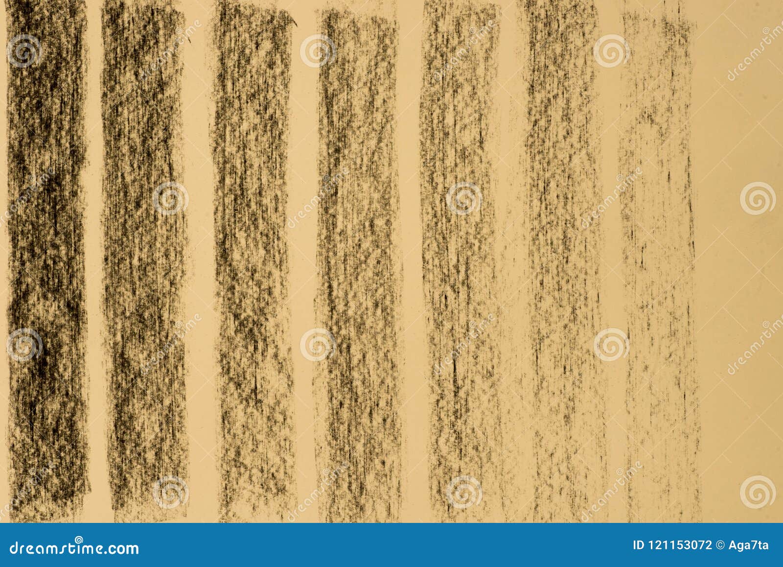 Charcoal Pattern Drawing On Yellow Paper Background Texture Stock Illustration Illustration of