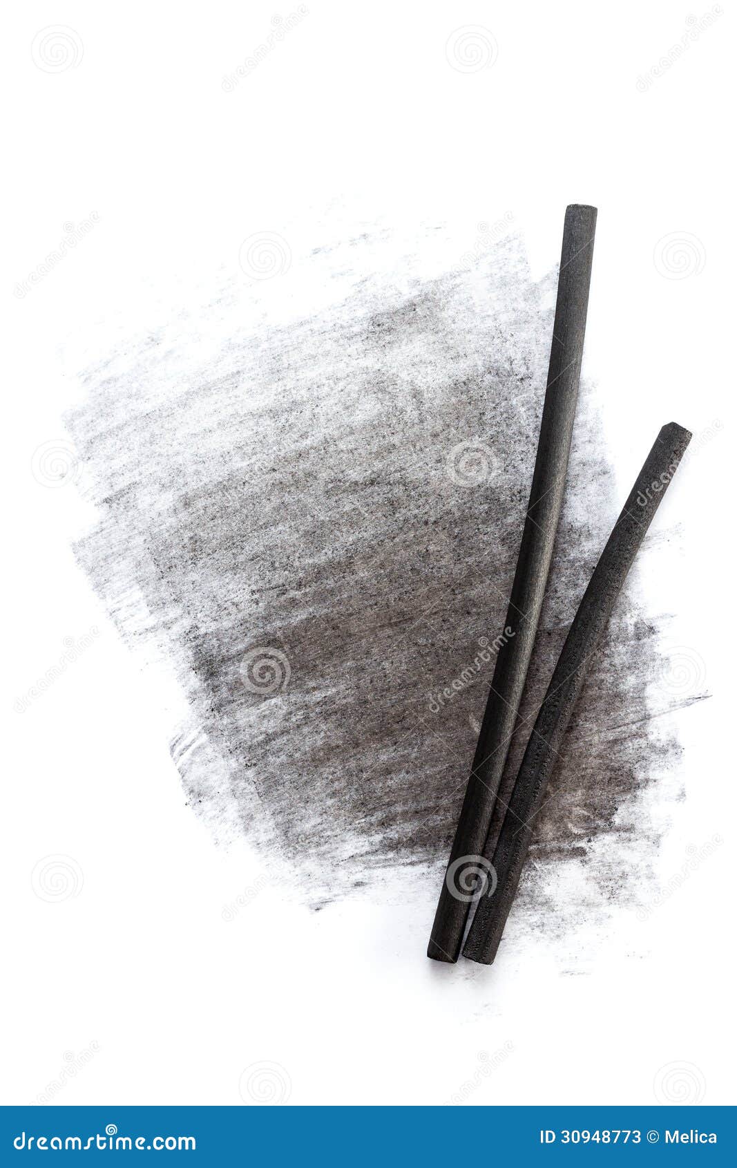 Charcoal Sticks stock image. Image of dirty, daub, closeup - 30948773