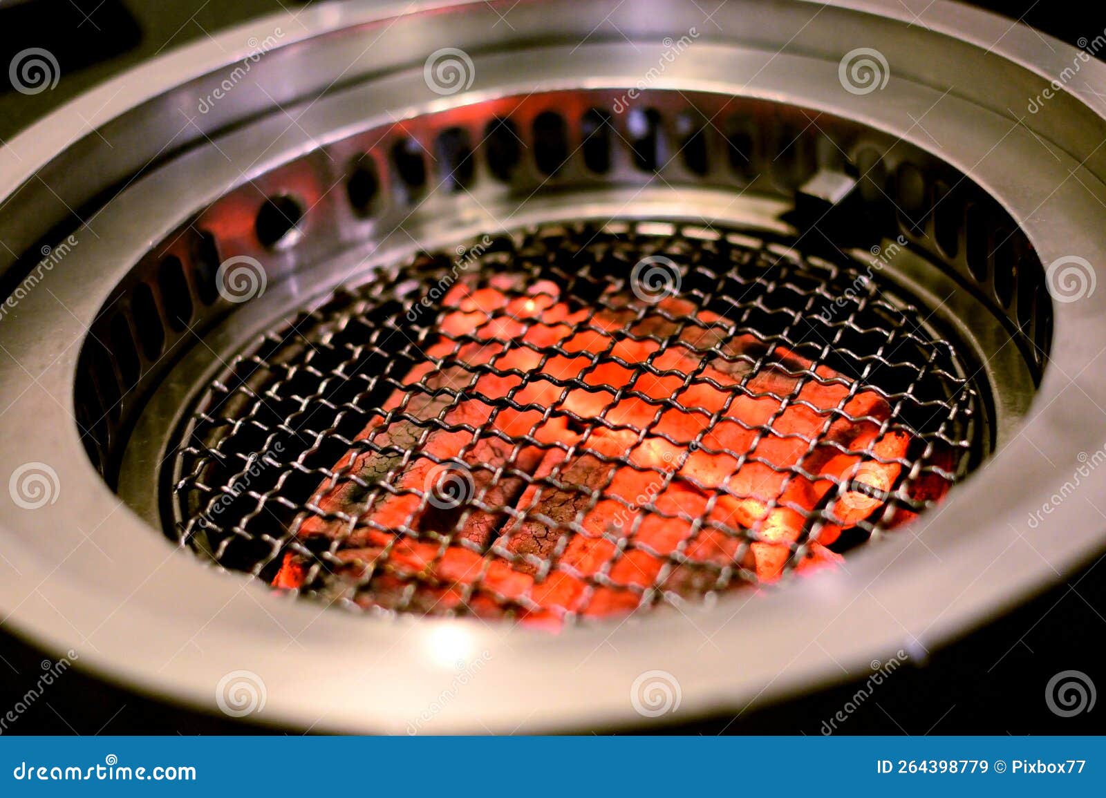 Charcoal Stove and Grill, Close Up Stock Image Image of cookout, charcoal 264398779