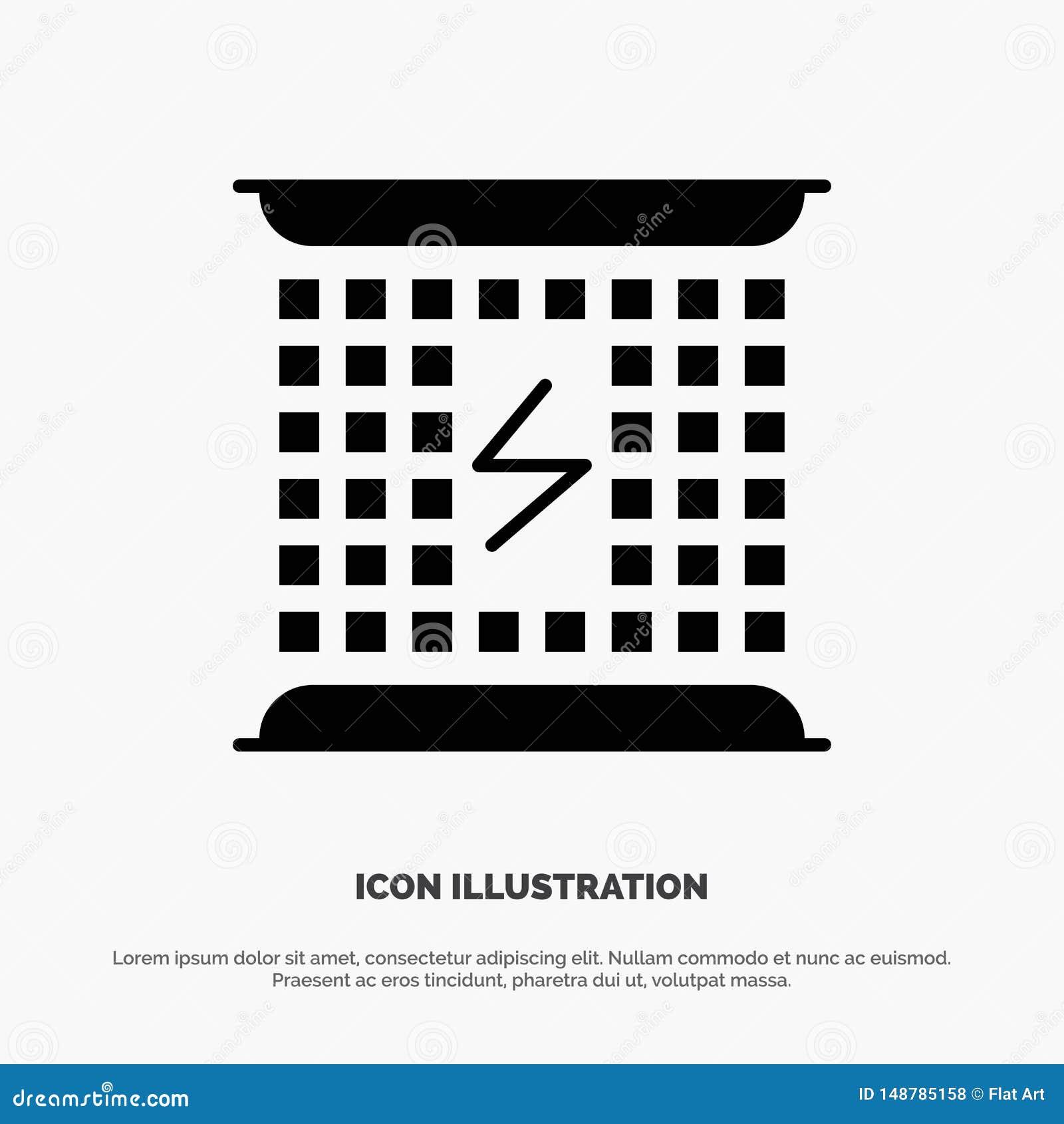 Charge, Charging, Electricity, Energy Solid Glyph Icon