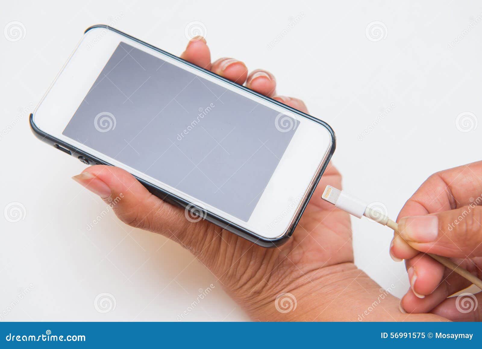Charging Battery on Mobile Phone Stock Image Image of mobile, network