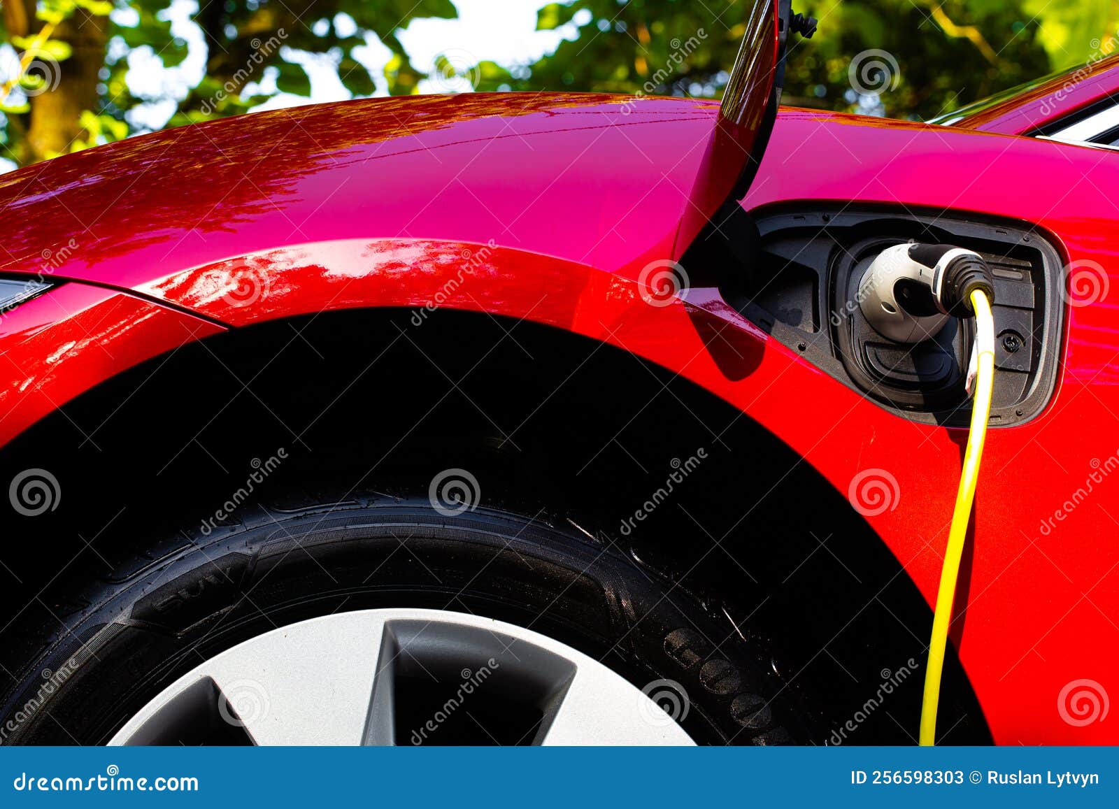 Charging an Electric Car Battery Stock Image Image of equipment
