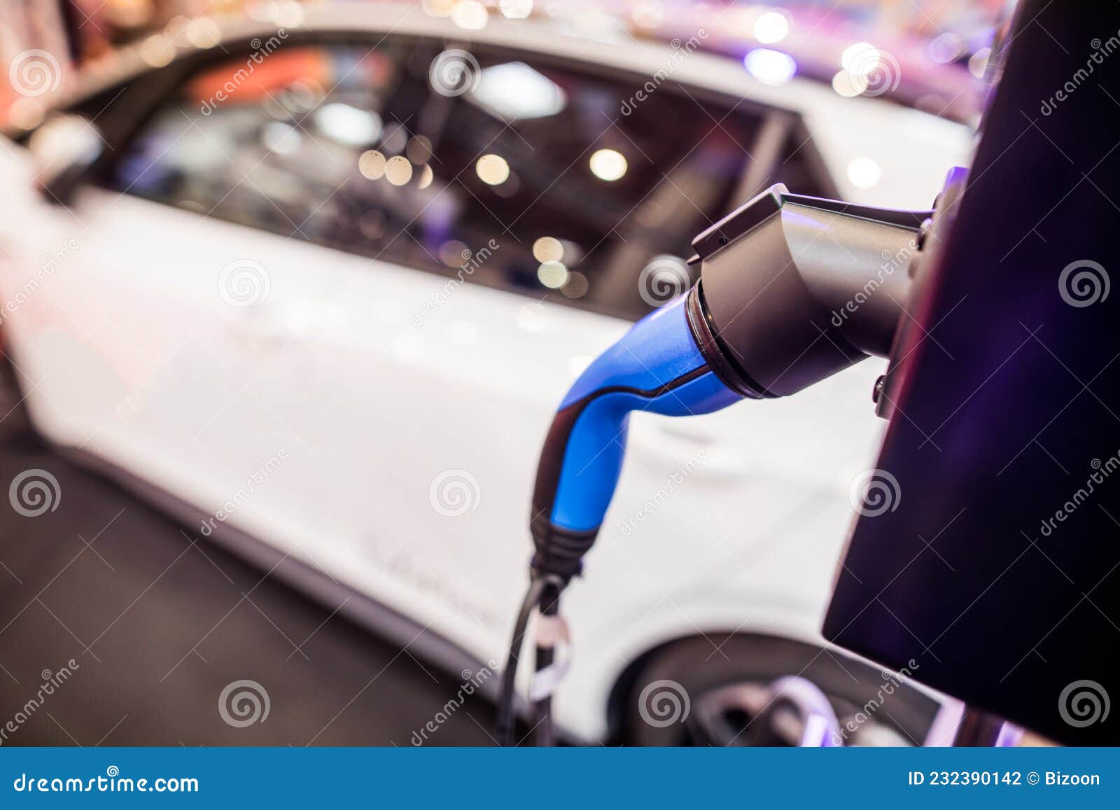 Charging Plug for an Electric Car Stock Photo Image of future, energy