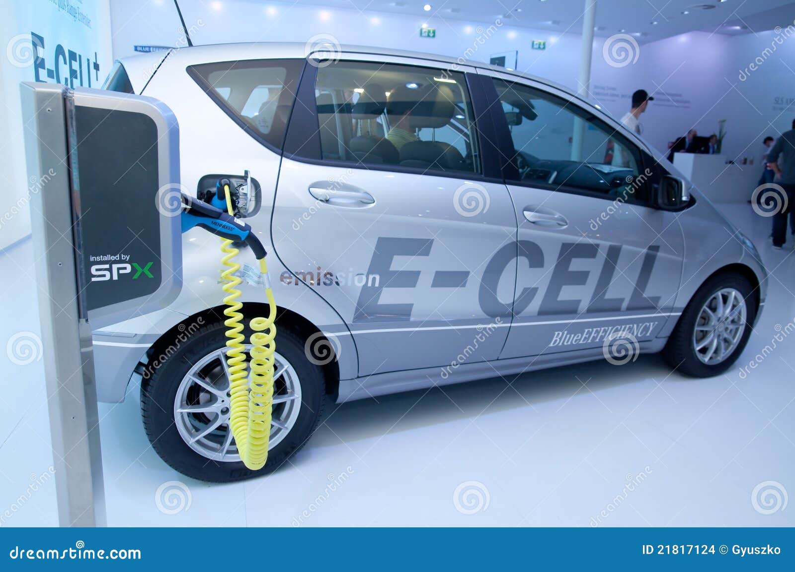Charging Station for a Hybrid Car Editorial Stock Image Image of
