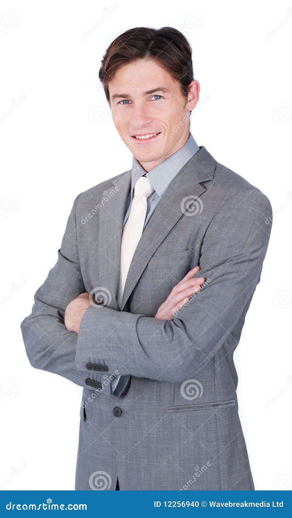 Charismatic Young Businessman Standing Stock Photo Image Of Executive