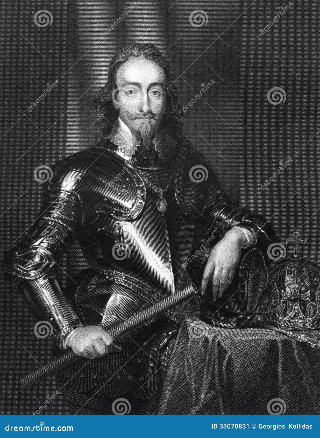 Charles I von England redaktionelles foto. Bild von groß - 33070831