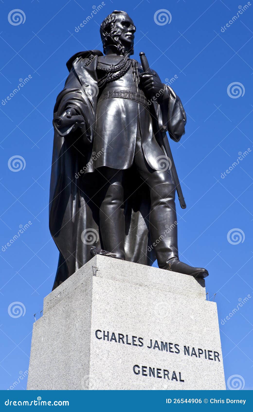 Charles James Napier Statue in Trafalgar Square Editorial Photo Image