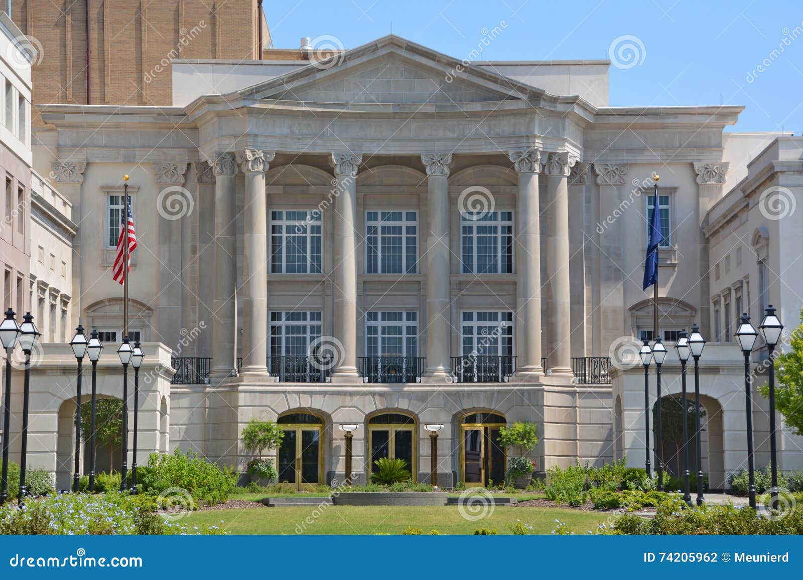 Charleston Municipal Auditorium Stock Foto Image of circus, klassiek