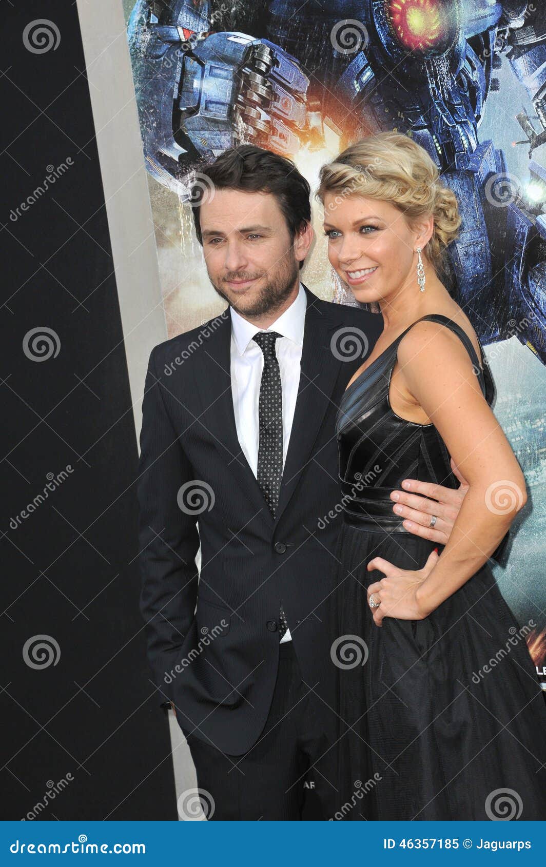 Charlie Day & Wife Mary Elizabeth Ellis Los Angeles Premiere of