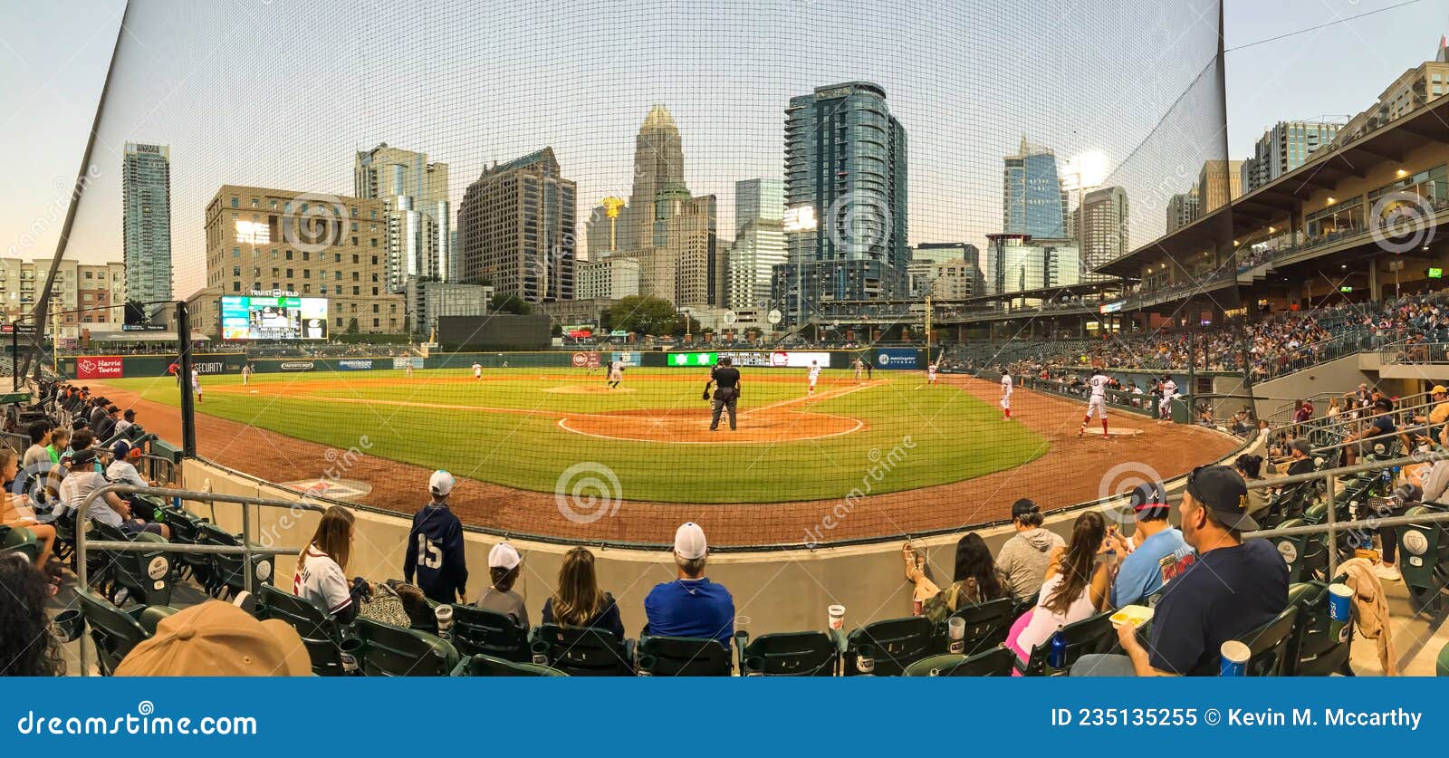 Charlotte Knights AAA Baseball Game Editorial Image - Image of downtown,  charlotte: 235135255