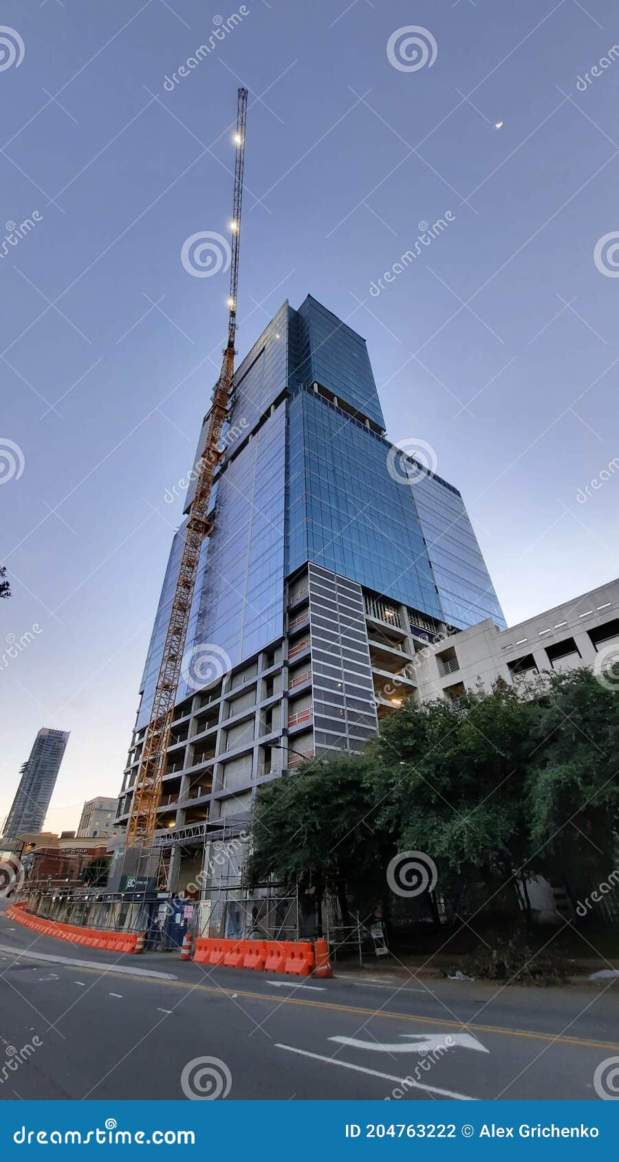 Charlotte North Carolina Skyline New Construction Editorial Photography Image of carolina