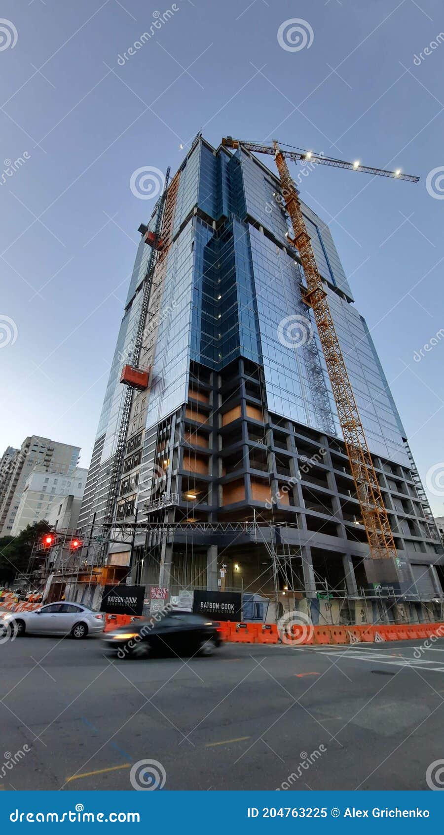 Charlotte North Carolina Skyline New Construction Editorial Image Image of metropolis