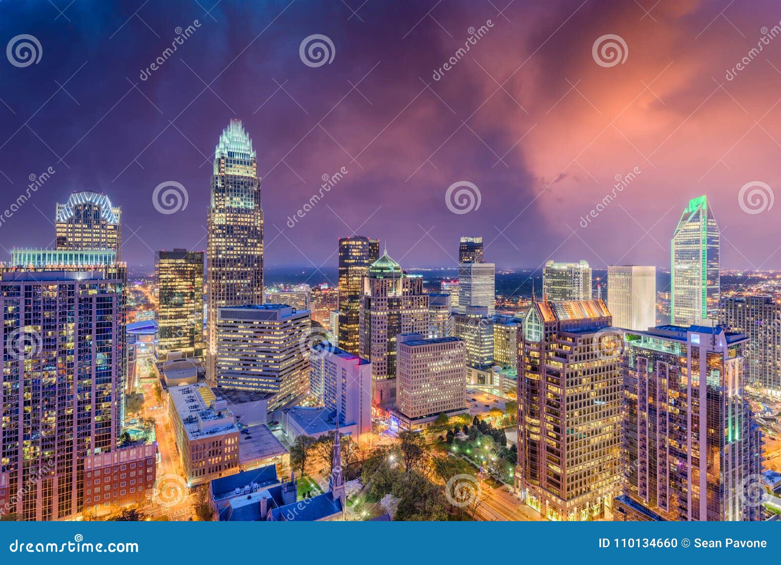 charlotte, north carolina skyline