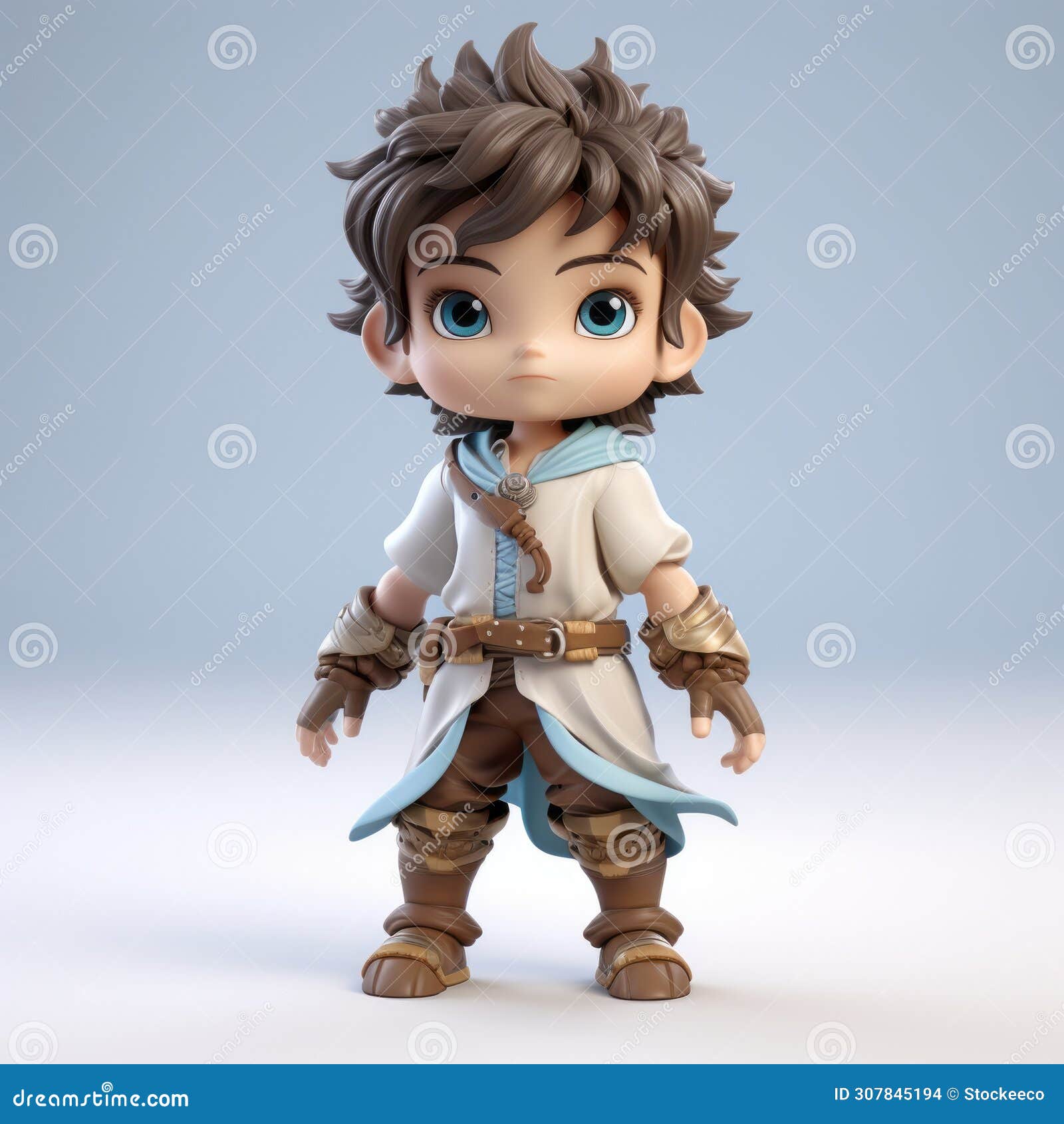 charming anime warrior boy commission for lilia alvarado