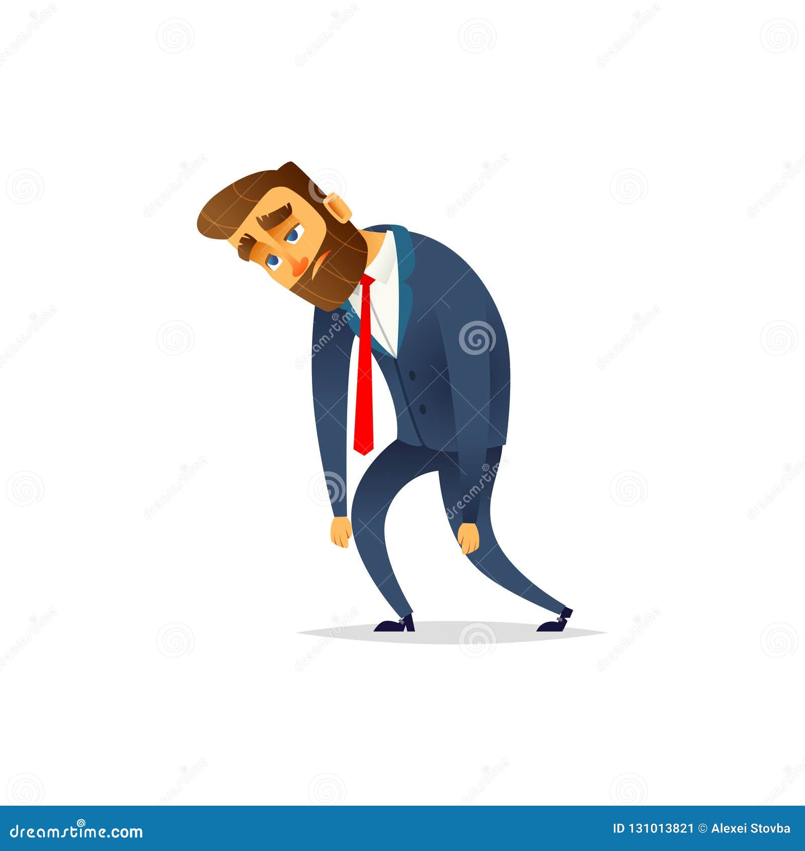Charming Bearded Businessman Tired. the Manager is Depressed and Tired from Work. Stock Vector - Illustration of people, profession: 131013821 Charming Bearded Businessman Tired. the Manager is Depressed and Tired from Work. Stock Vector - Illustration of people, profession: 131013821
