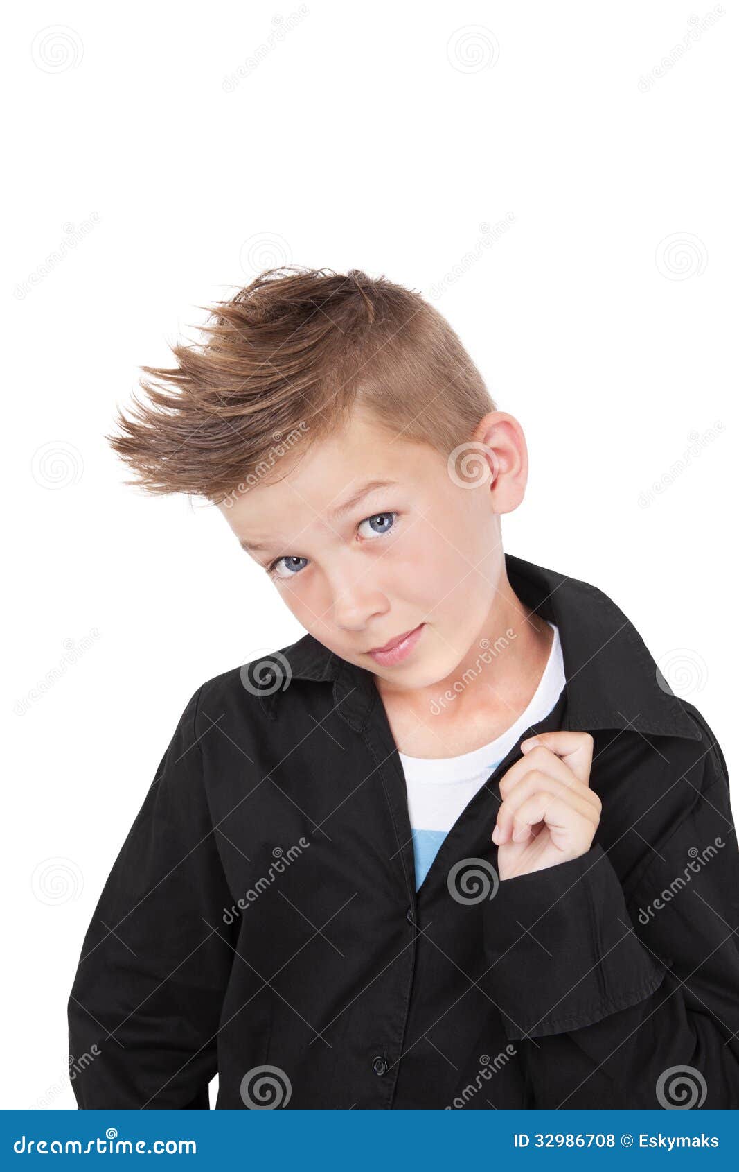 Charming Boy Posing. Royalty Free Stock Photos - Image 