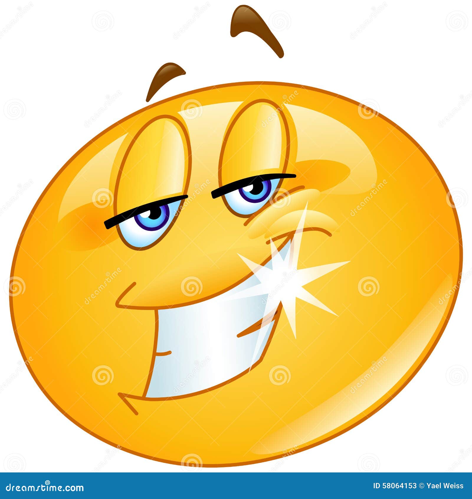 Charming Emoticon Stock Vector Image 58064153