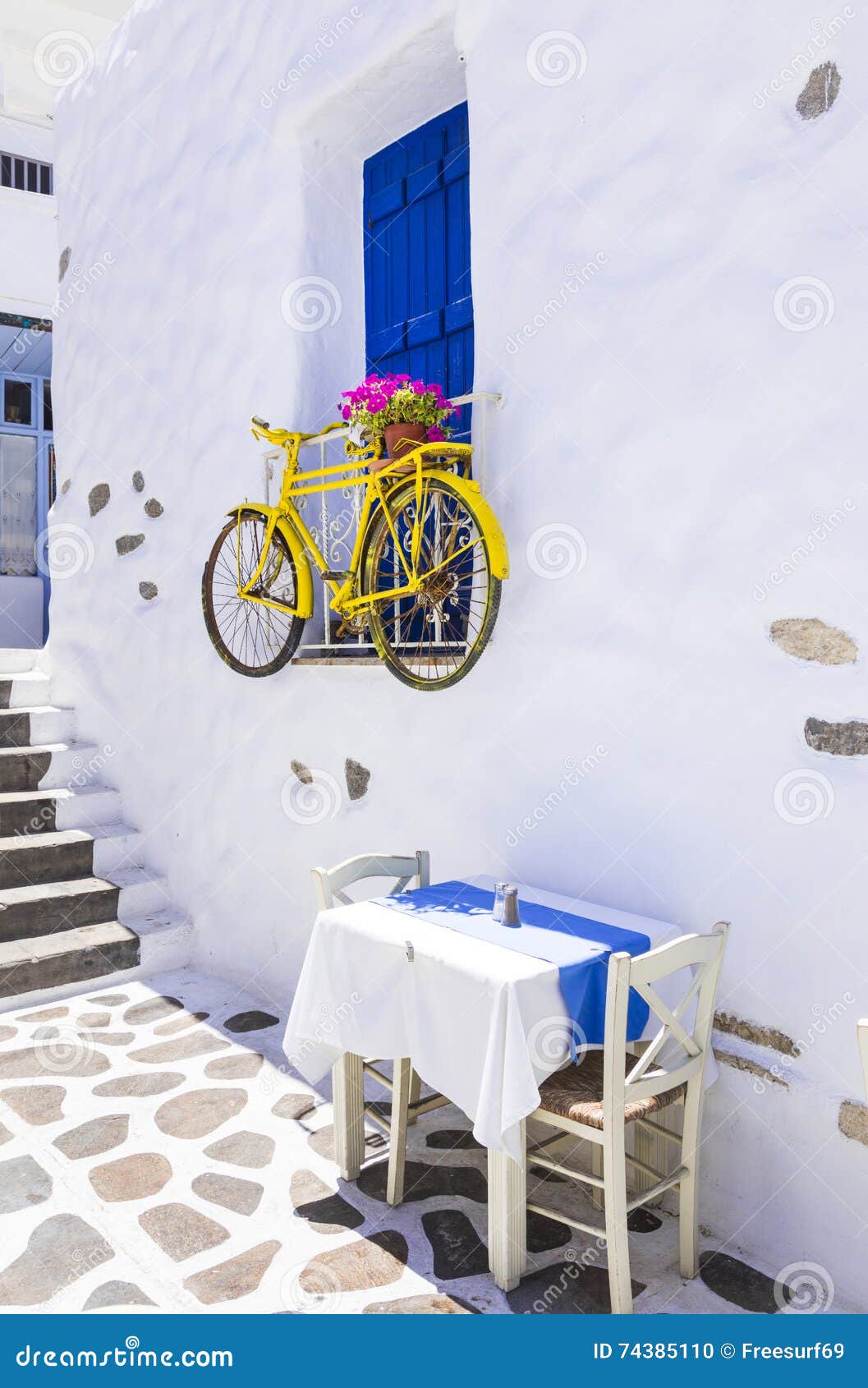 charming greek tavernas on narrow streets