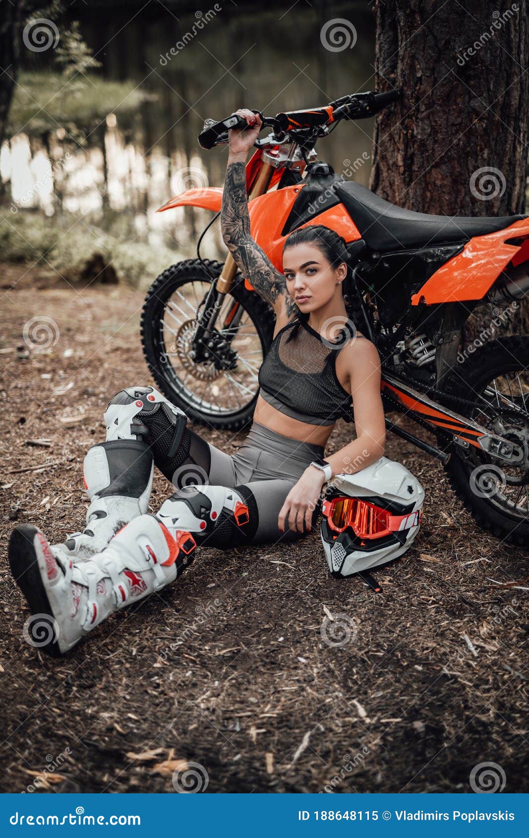 Naked Girls Washing Motorcycles