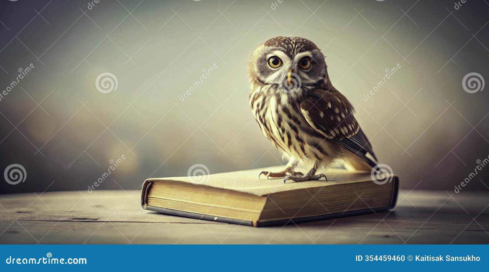 a charming vintage owl portrait perched and studious captured in a whimsical retroinspired macro photography session