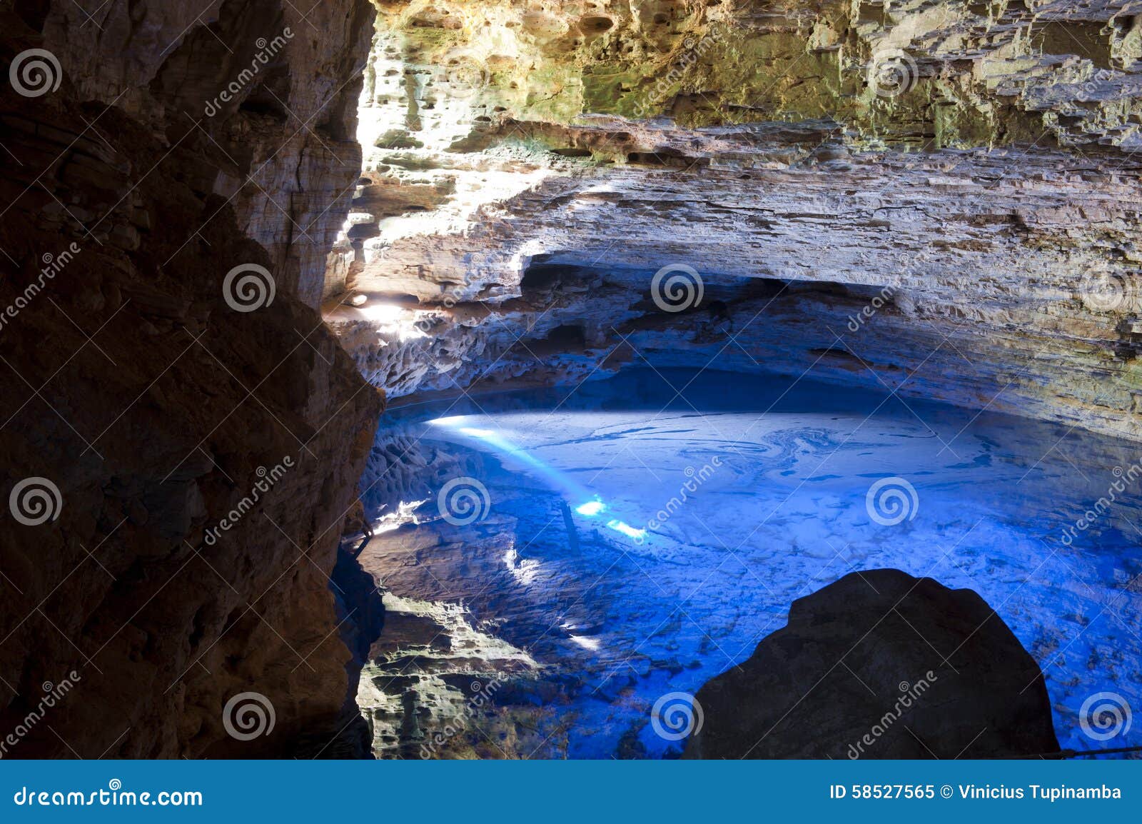 Charming well, Cave in Chapada Diamantina, Brazil