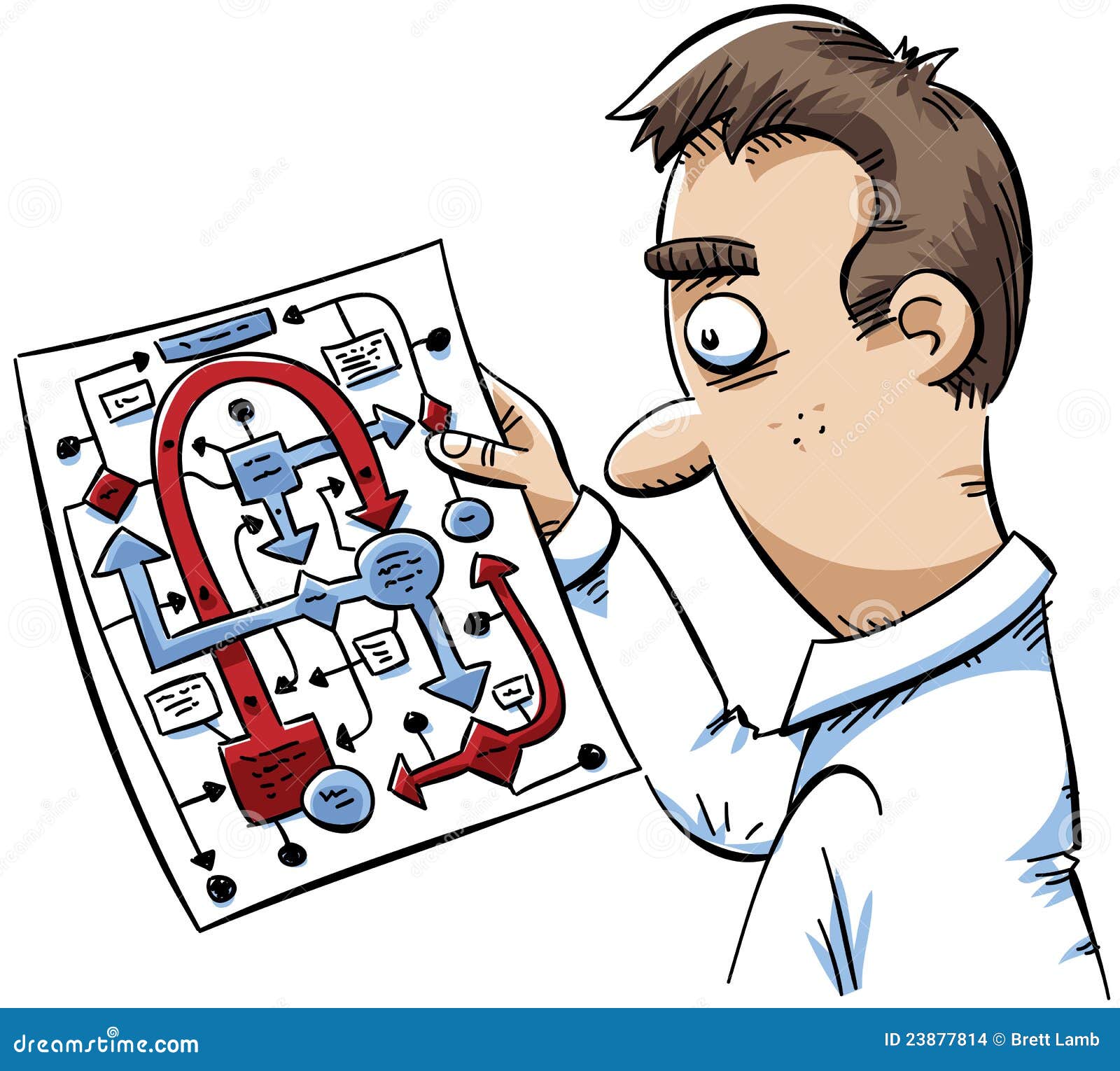 Chart Confusion stock illustration. Illustration of business ...