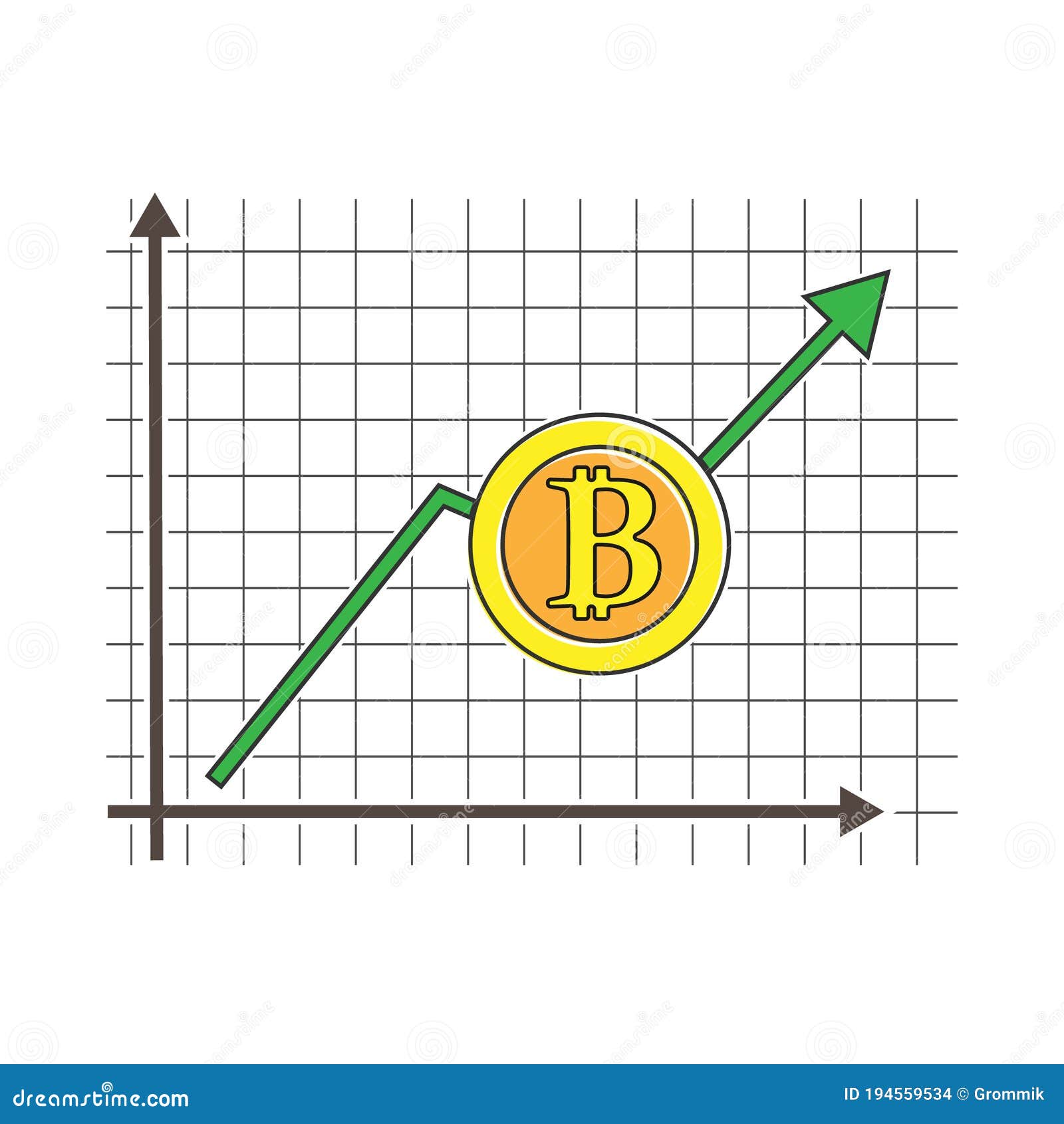 Chart of Cryptocurrency Quotes. Stylized Vector Illustration Stock Vector -  Illustration of commerce, banking: 194559534