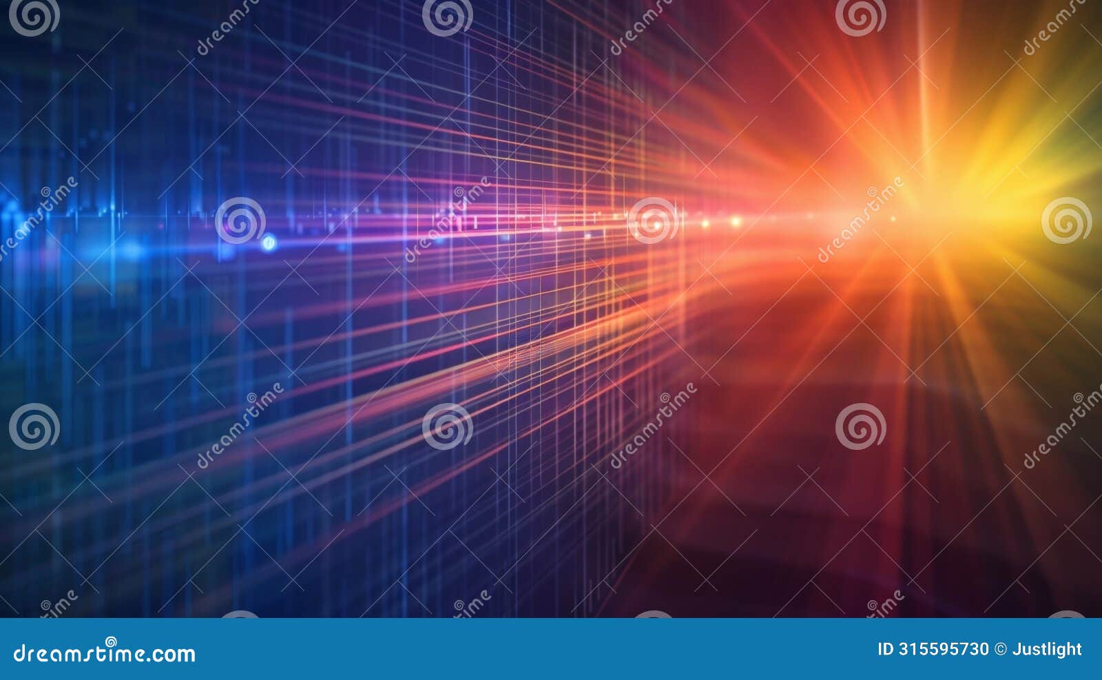 A Chart Displaying the Specific Light Spectra Used To Combat Jet Lag