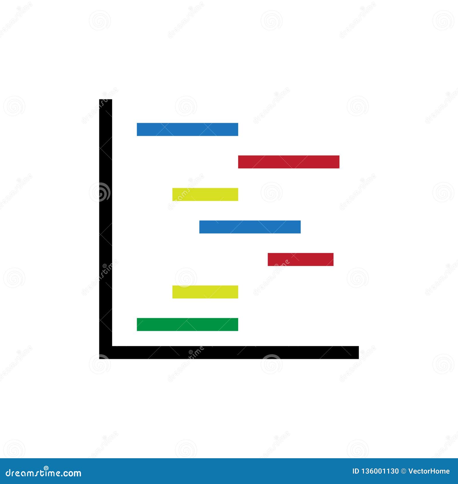 Gantt Chart Vector