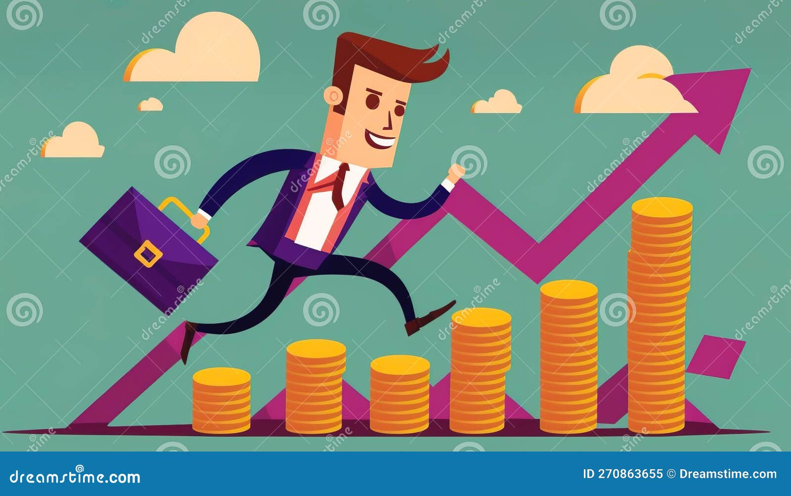 Charting Your Path To Financial Freedom Businessman S Motivation Leads(09)