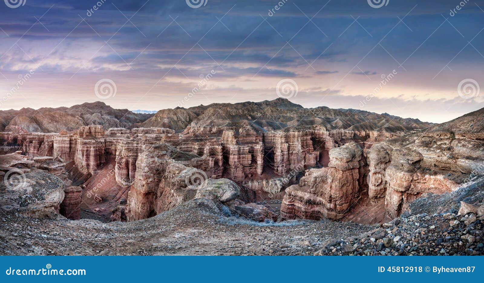 charyn canyon in kazakhstan