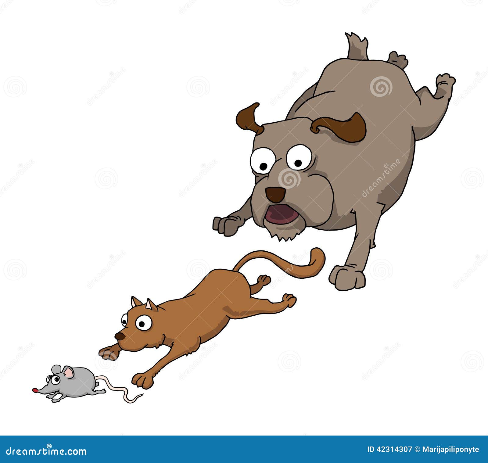 Chase stock illustration. Illustration of doggy, humorous - 42314307 Chase stock illustration. Illustration of doggy, humorous - 42314307