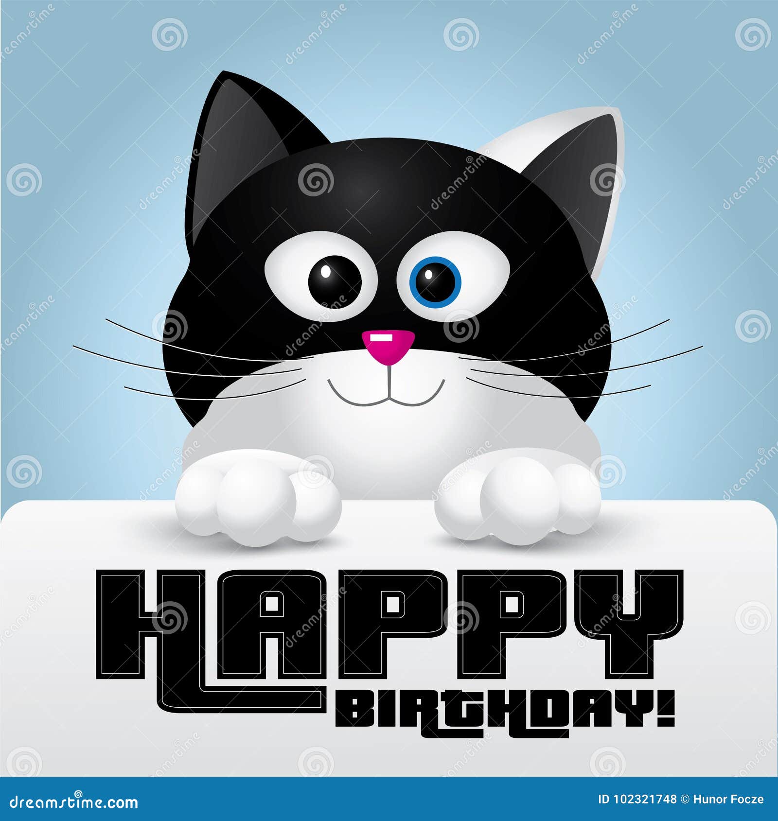 Chat Avec Des Couleurs Noires Et Blanches Tenant Une Carte De Voeux De Joyeux Anniversaire Illustration De Vecteur Illustration Du Couleurs Voeux Chat Avec Des Couleurs Noires Et Blanches Tenant Une Carte De Voeux De Joyeux Anniversaire Illustration De Vecteur Illustration Du Couleurs Voeux