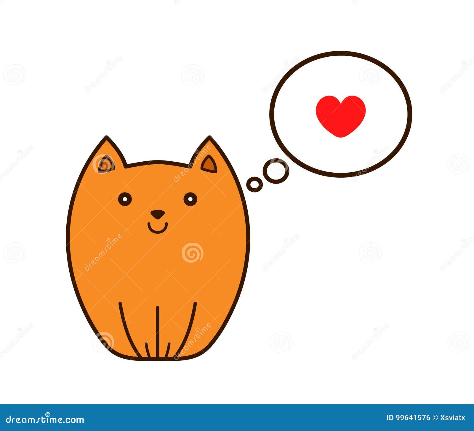 Chat Avec Le Coeur En Nuage De Pensee Illustration De Vecteur Illustration Du Coeur Chat Chat Avec Le Coeur En Nuage De Pensee Illustration De Vecteur Illustration Du Coeur Chat