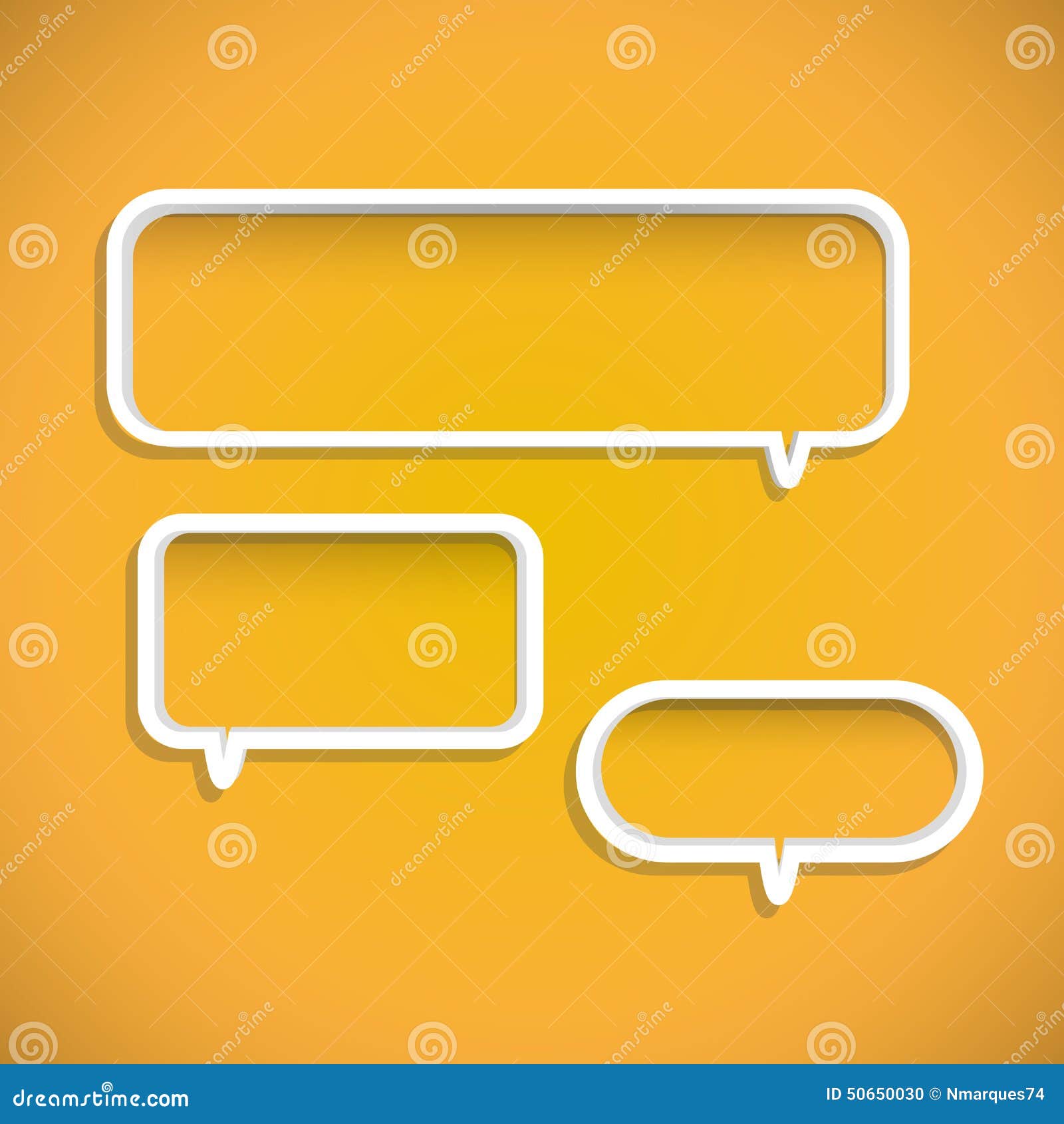 Chat Bubble Shelves stock vector. Illustration of area 50650030