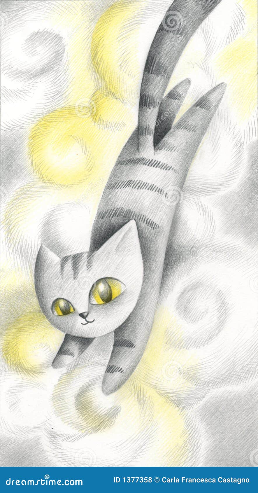 Chat Dans Les Nuages Dessin Modele Illustration Stock Illustration Du Crayon Kitty Chat Dans Les Nuages Dessin Modele Illustration Stock Illustration Du Crayon Kitty