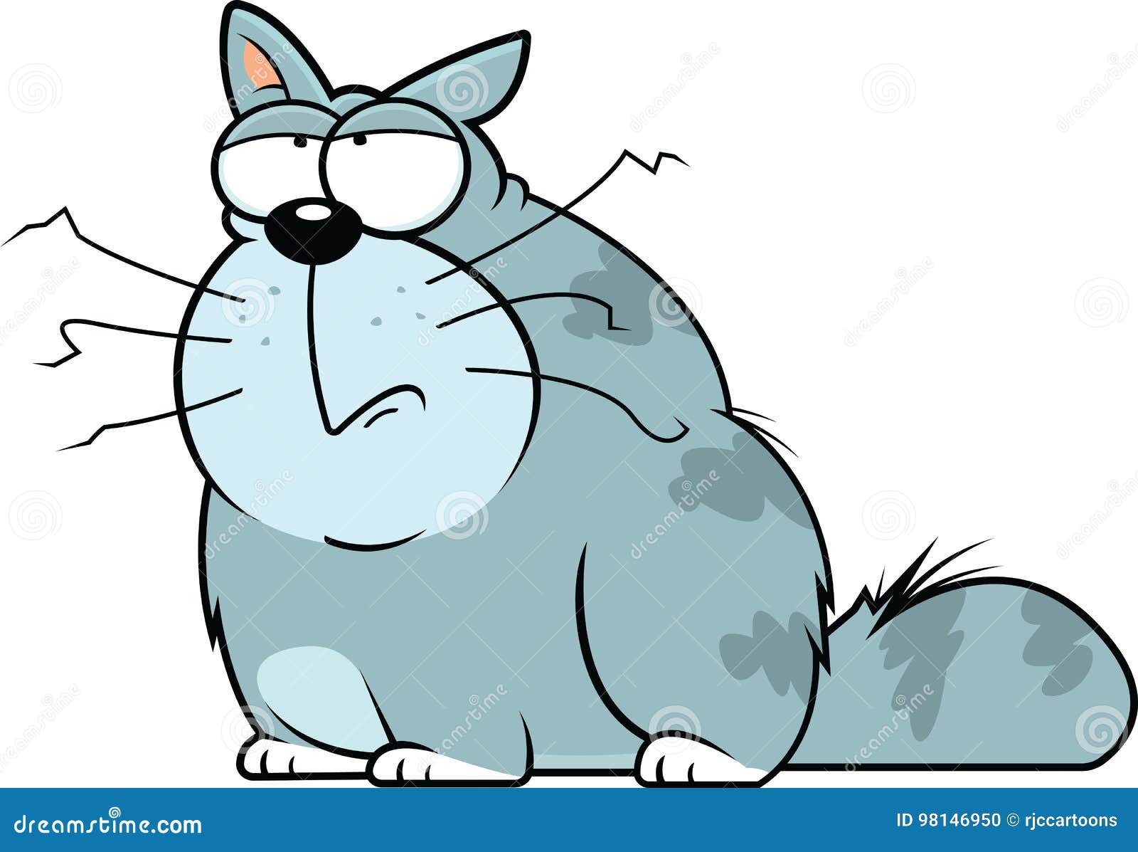 Chat De Dessin Animé Illustration De Vecteur Illustration