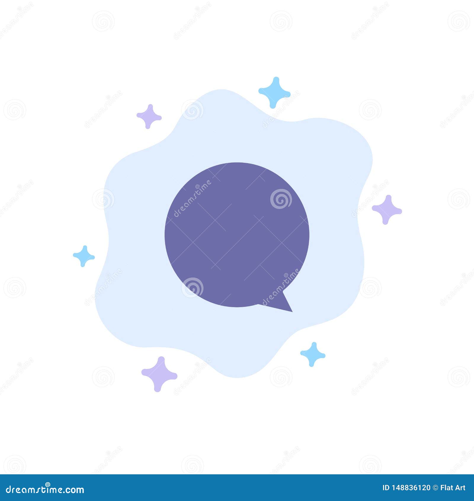 Chat, Instagram, Interface Blue Icon on Abstract Cloud Background Stock  Vector - Illustration of communication, computer: 148836120