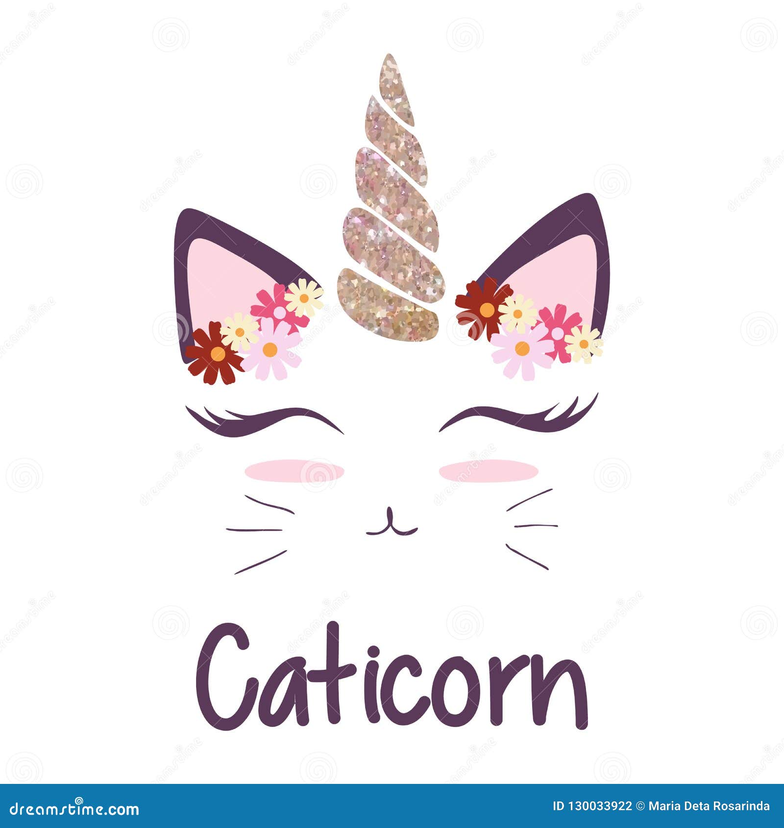 Caticorn je Purr paillettes aimant de réfrigérateur-Cat Licorne chaton drôle