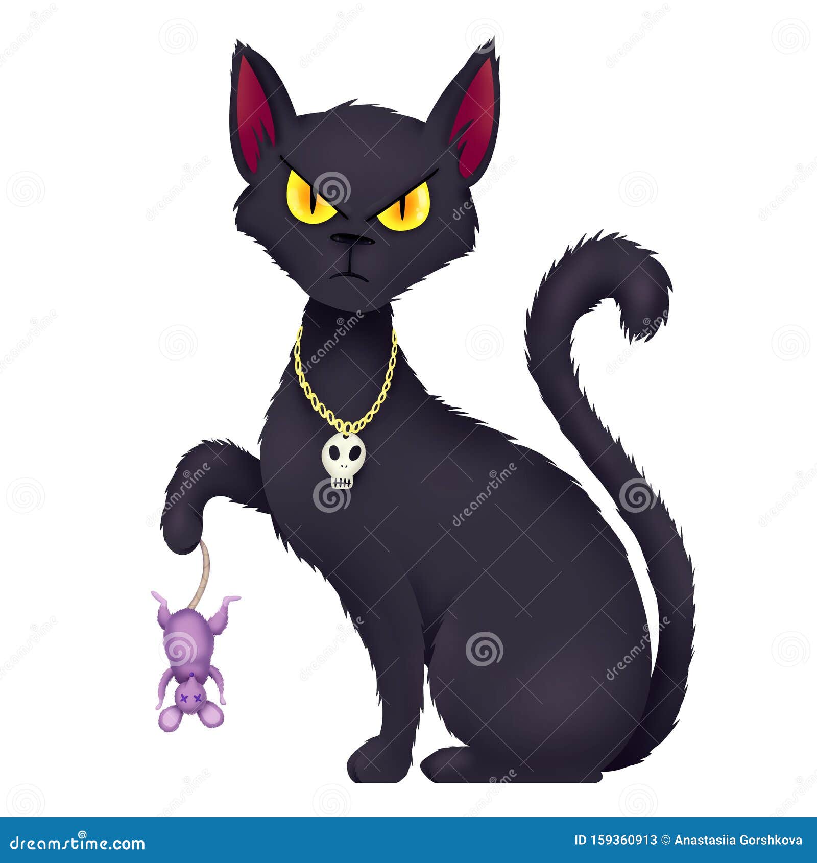 Chat Noir En Colere Attrape Une Souris Predateur Illustration Stock Illustration Du Animal Conception Chat Noir En Colere Attrape Une Souris Predateur Illustration Stock Illustration Du Animal Conception
