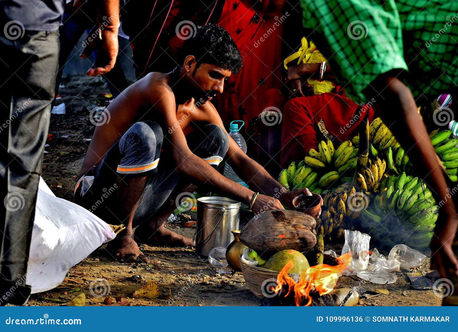 Chat puja editorial photo. Image of chat, festivals - 109996136