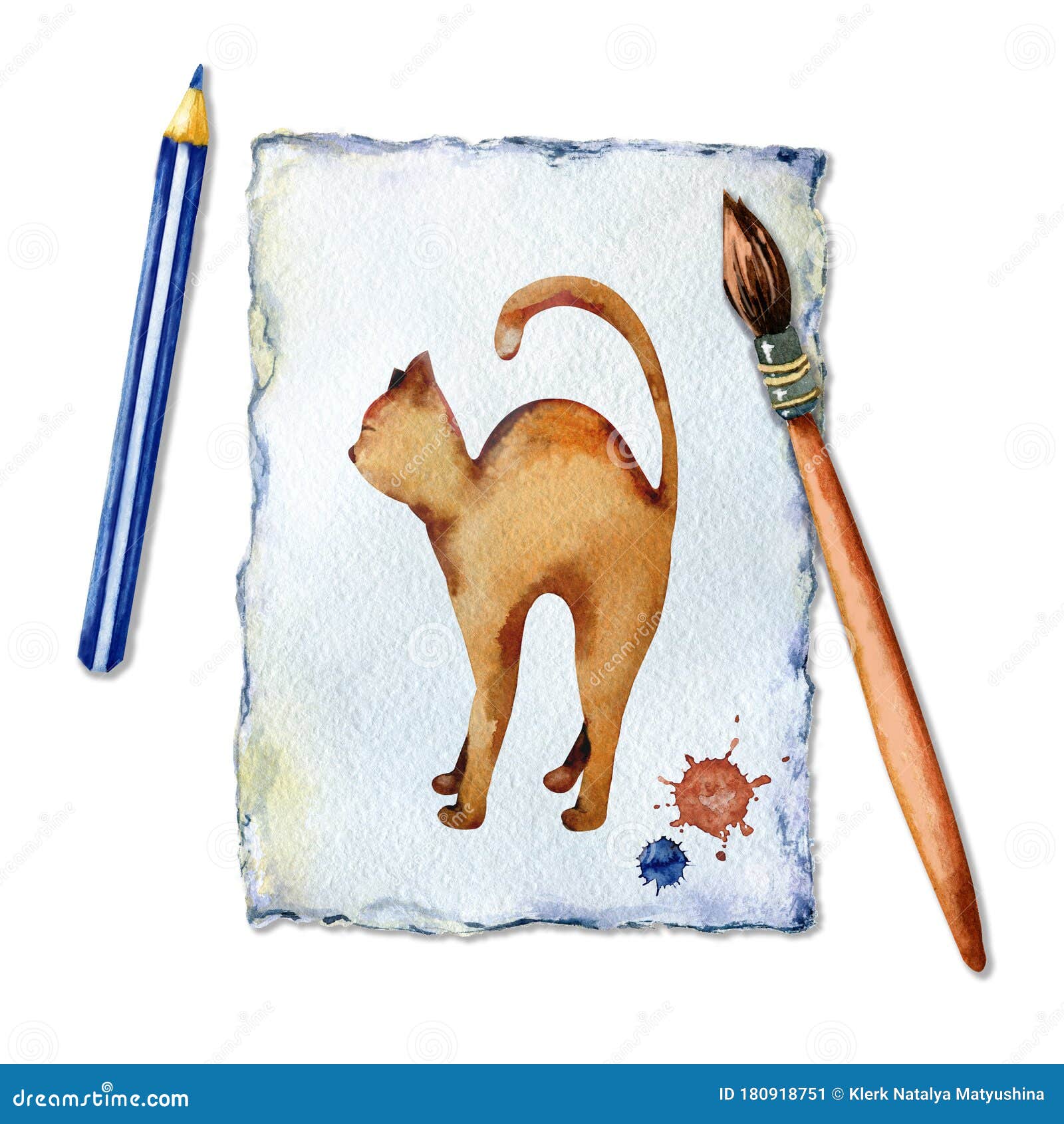 Papier peint Dessin au crayon - enfant 