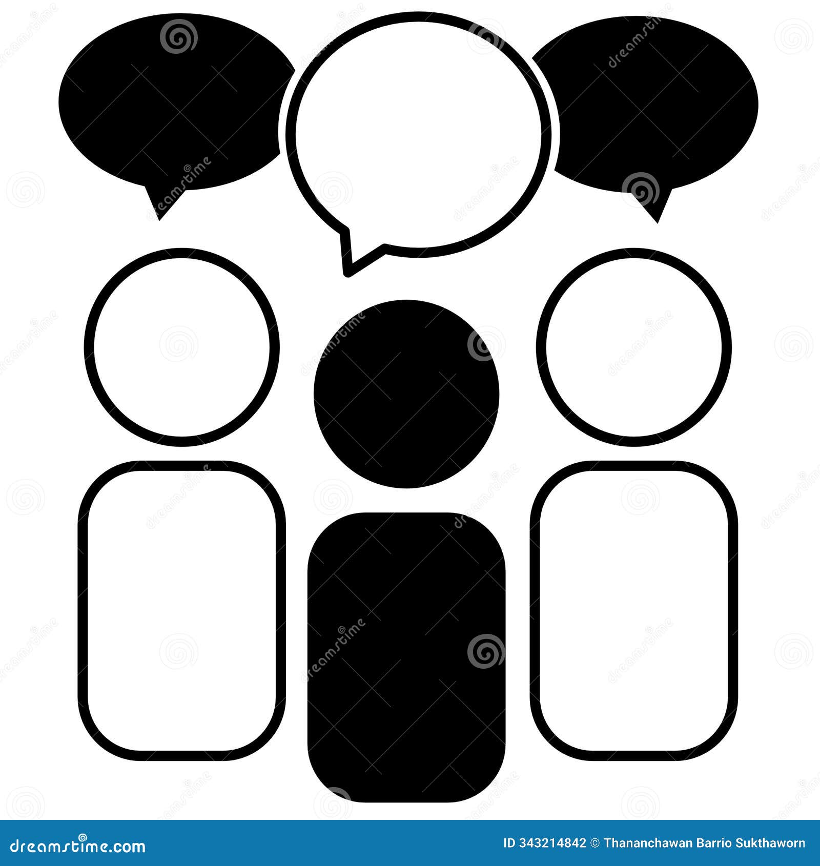 chatbot ai robot assistance, speech bubble message communication icon. chatting dialogue flat . smart assistant artificial
