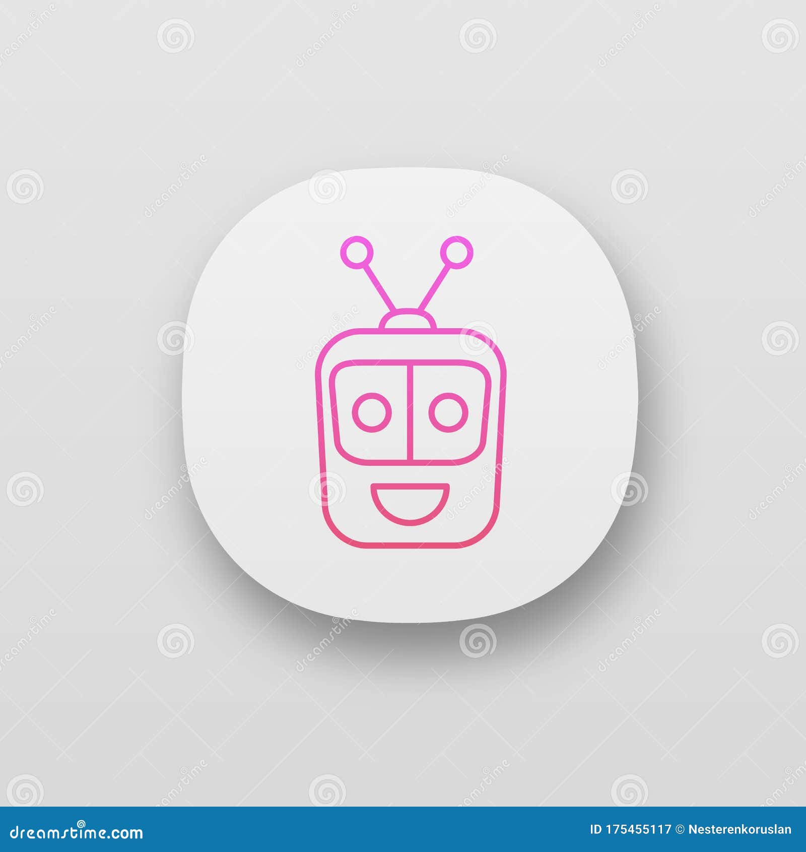 Chatbot app icon stock vector. Illustration of navigation - 175455117