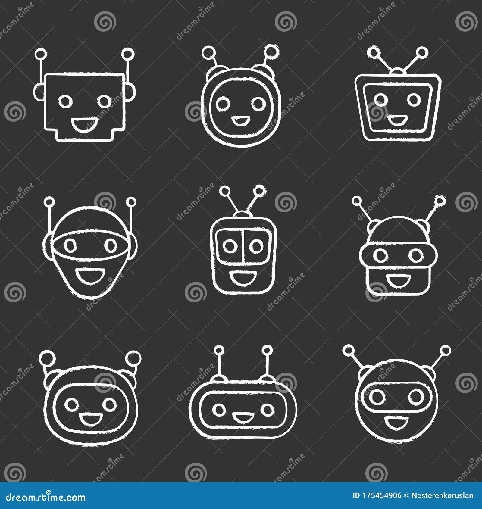 chatbot icon happy chatbot icon happy
