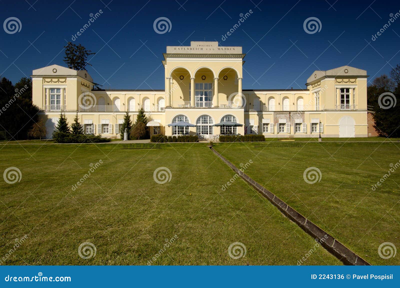 chateau in classicism style