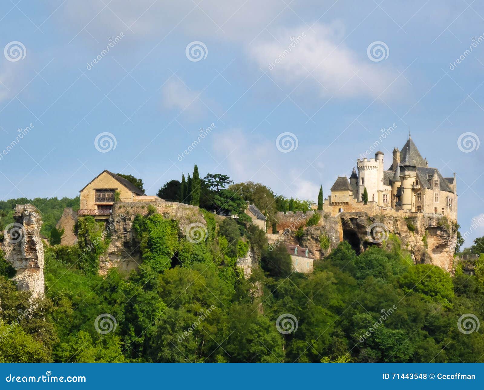 Chateau de Montfort stock photo. Image of france, union - 71443548