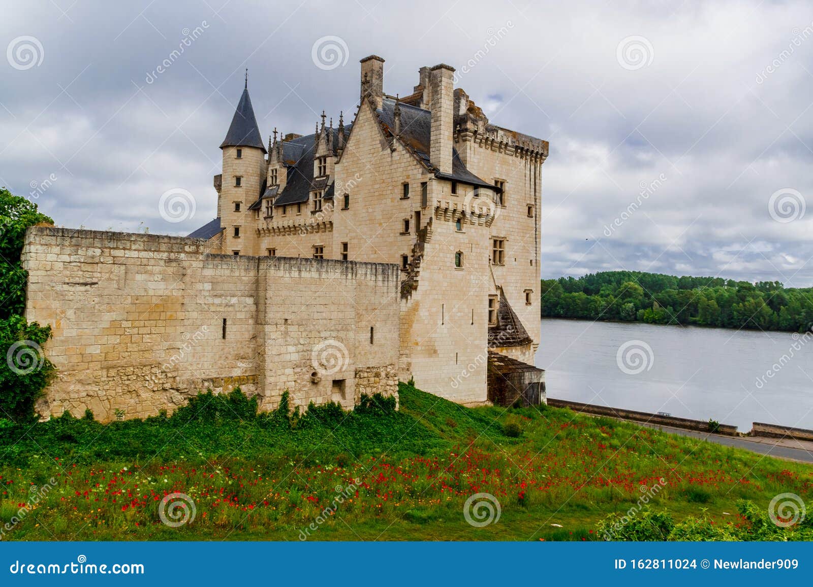chateau de montsoreau, a castle the loire in france
