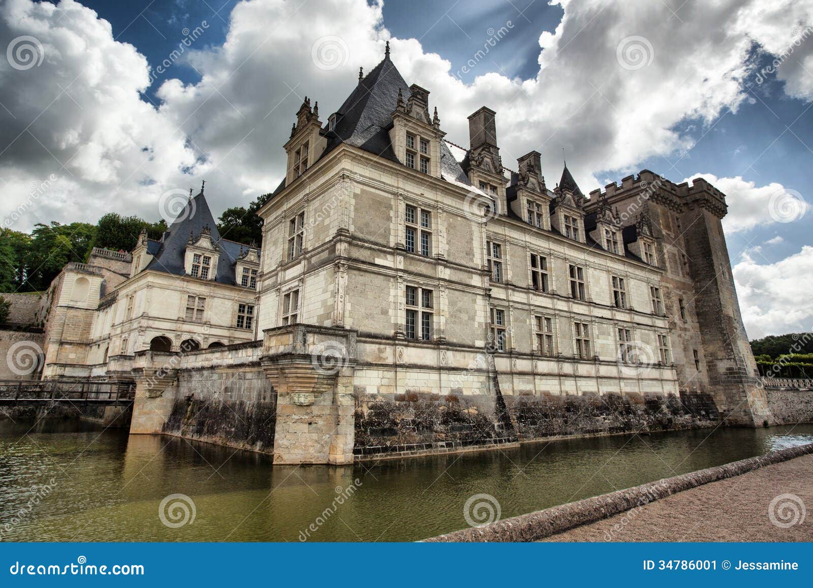 Chateau De Villandry in Loire Valley Stock Image - Image of valdeloire ...