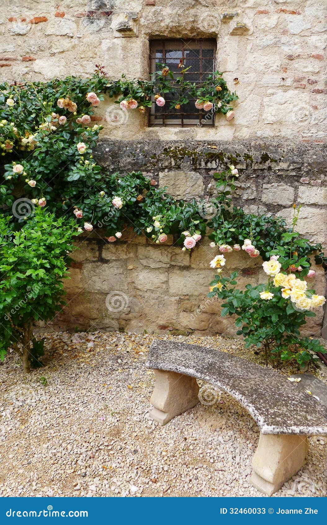 Chateau garden stone bench stock image. Image of french - 32460033